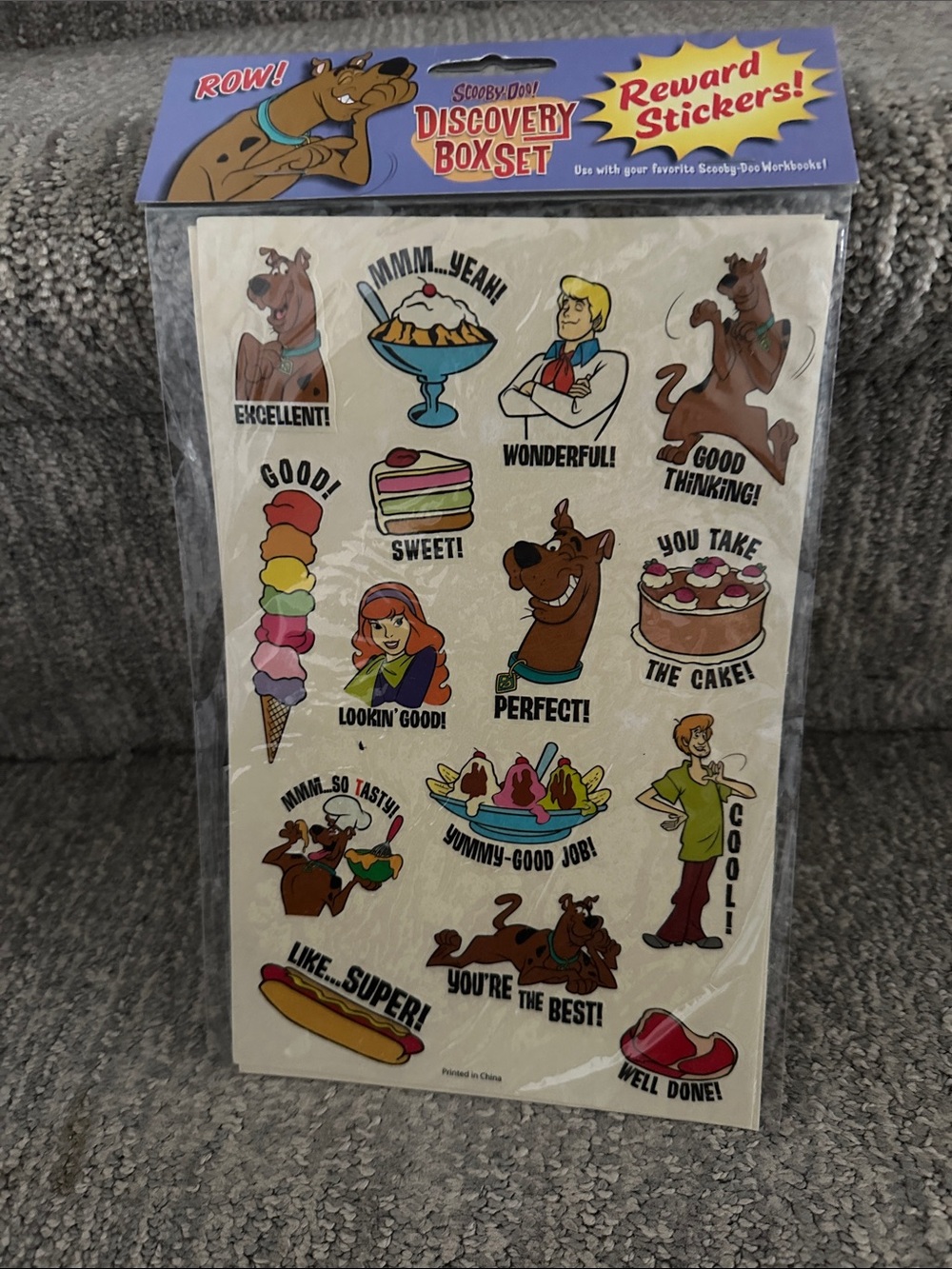 Reward Stickers - scooby doo vintage